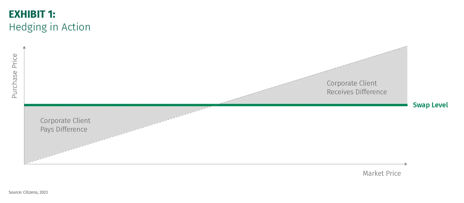 Exhibit 1: Hedging in Action graph