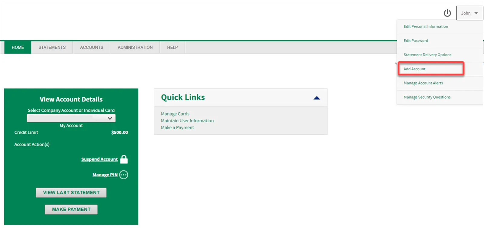 Desktop instructions - adding your card