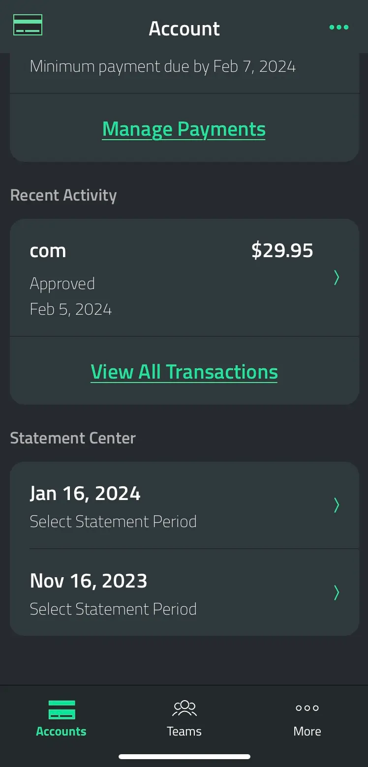 Mobile instructions - adding your card - 2