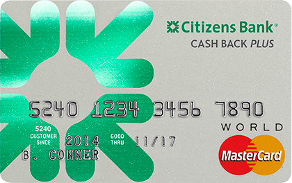 Cash Back Plus World Mastercard Apply Now Citizens Bank