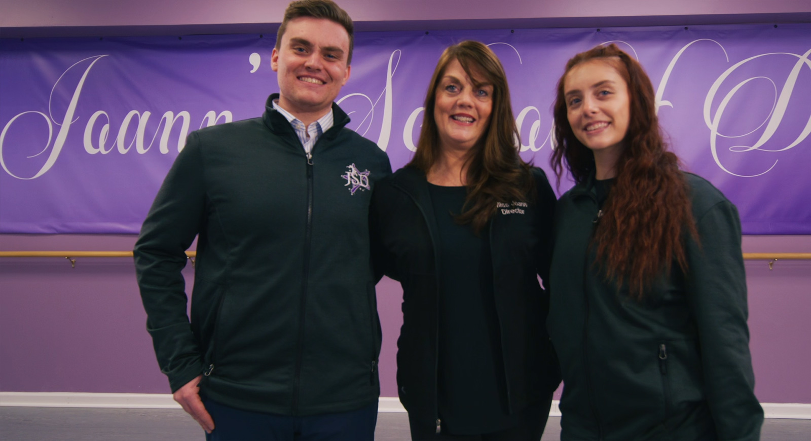 studio members smiling