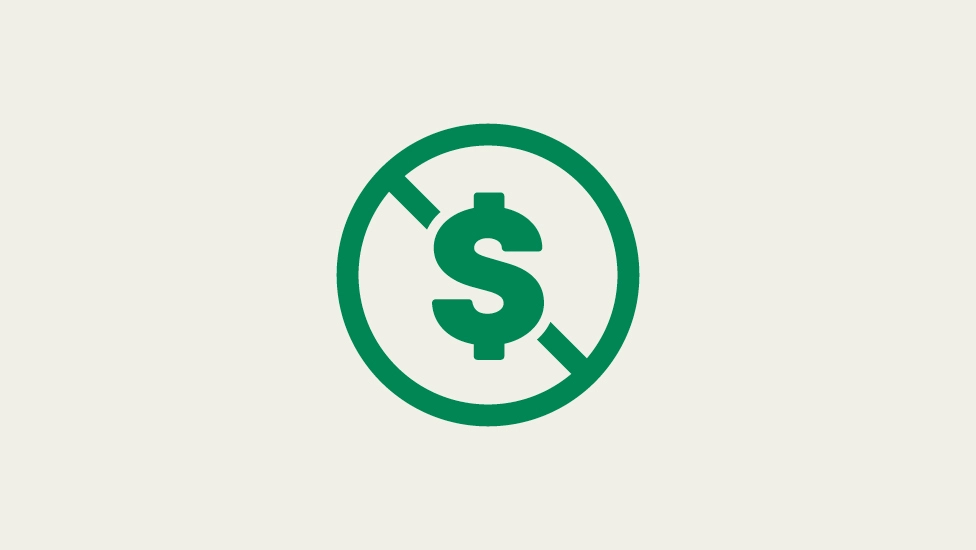 Annual fee waived icon