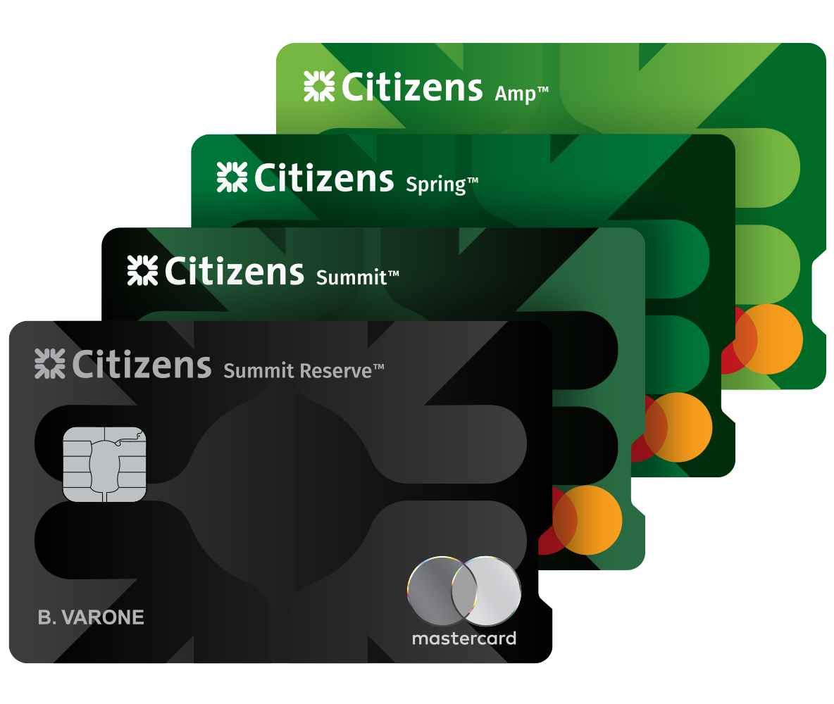 Citizens Suite of Tailored-To-You Credit Cards