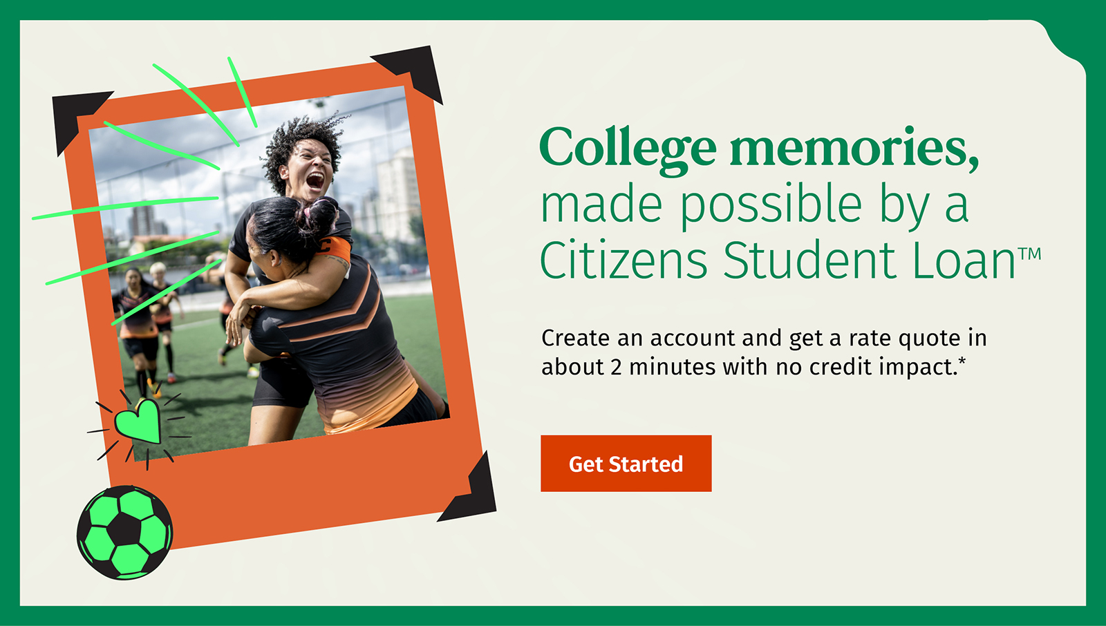 Apply for a Citizens Student Loan