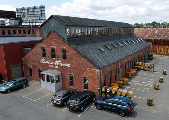 View of Boston Distillery
