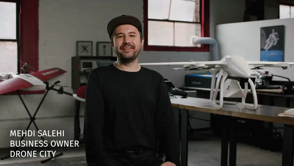 Drone business finds a niche to finally reach its goals video