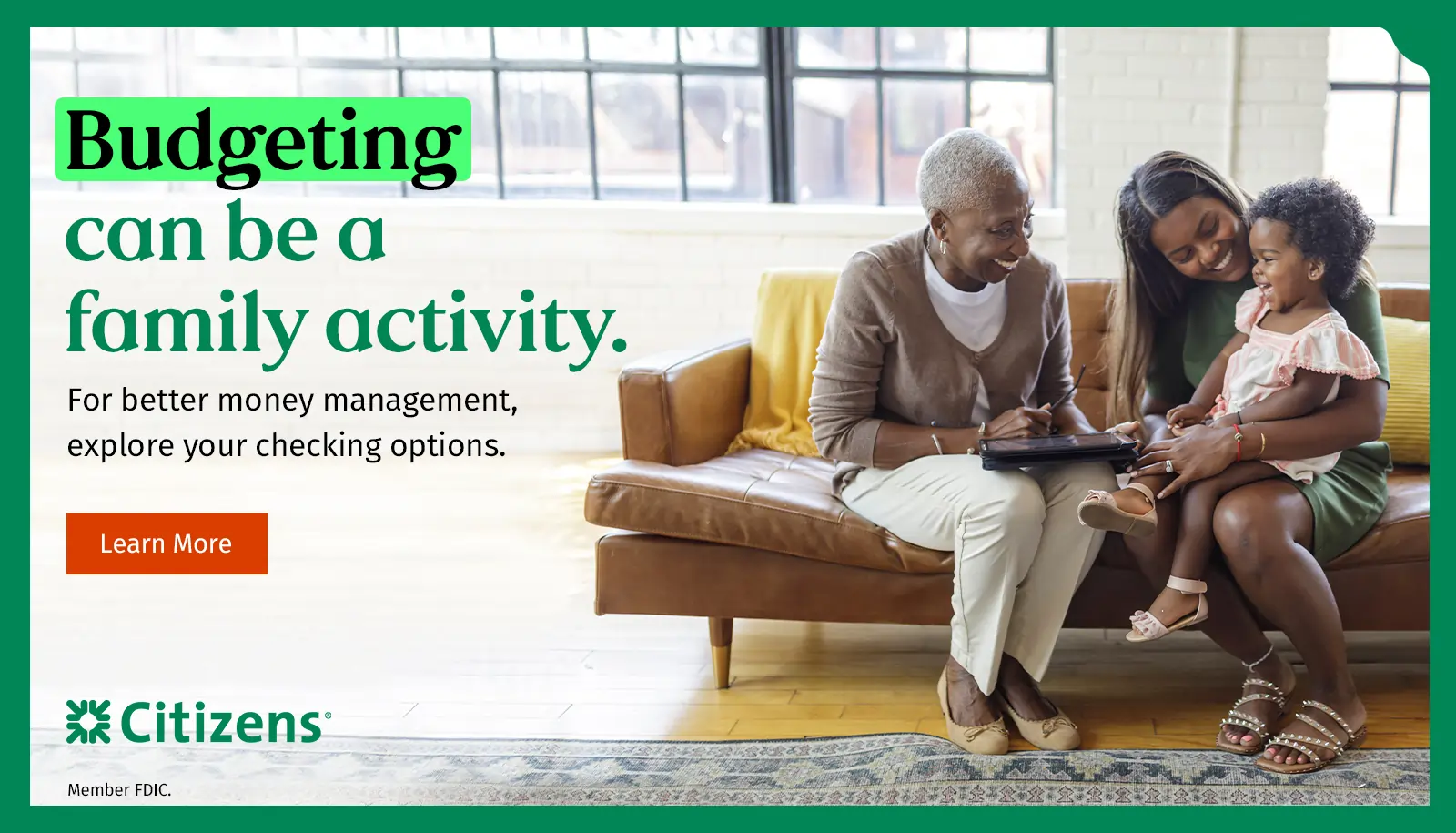 Budgeting can be a family activity. For better money management, explore your checking options. Follow the link to learn more.