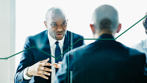 Men in meeting
