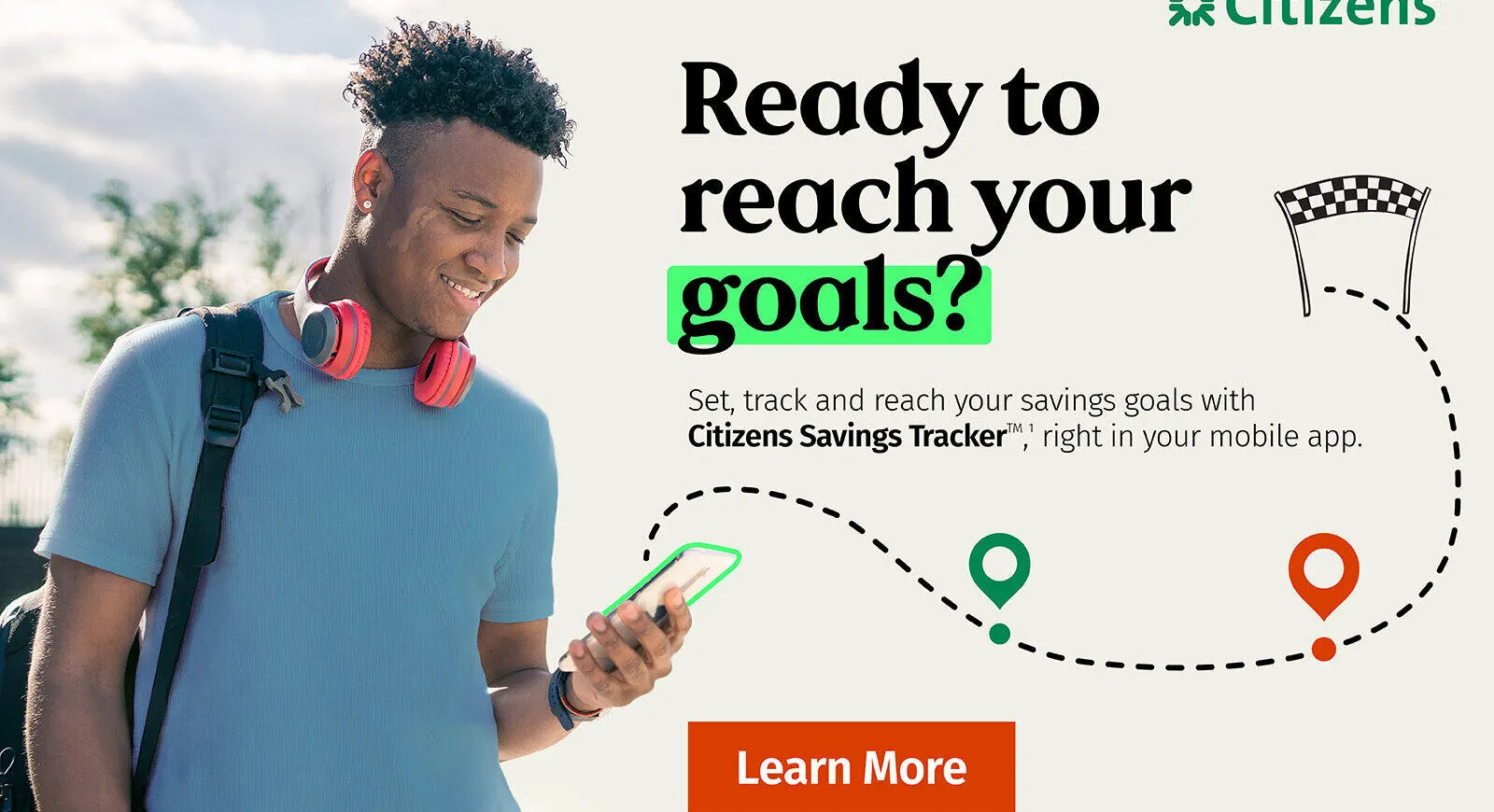 Learn more about how the Citizens Savings Tracker&trade; can help you keep your savings goals on track in just a few steps.