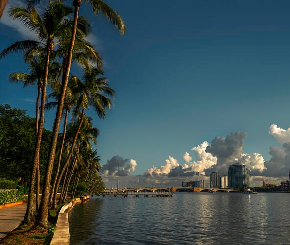 West Palm Beach Skyline
