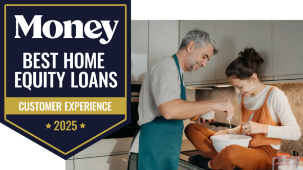MONEY's Best Home Equity Loans badge for Best Customer Experience 2025 - Citizens