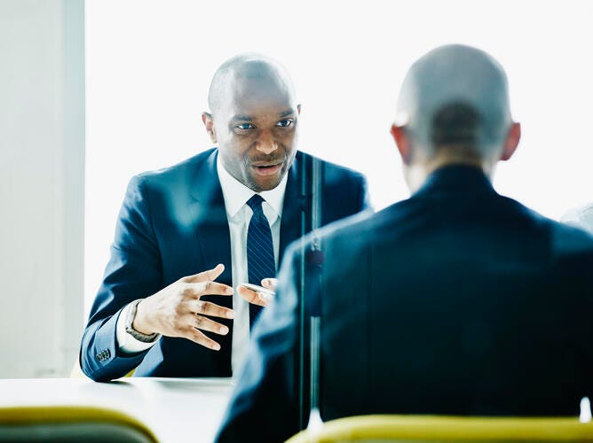 Men in meeting
