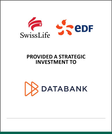Citizens serves as financial advisor to Swiss Life and EDF Invest’s strategic investment in DataBank