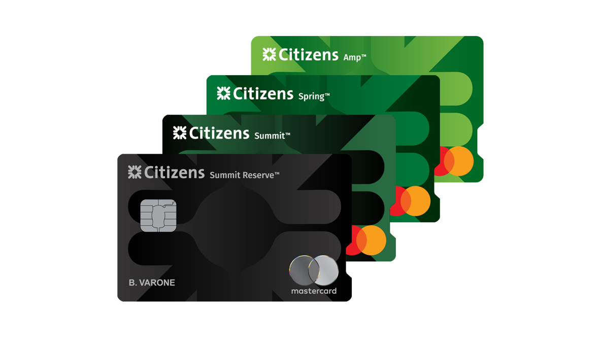 Citizens Suite of Tailored-To-You Credit Cards