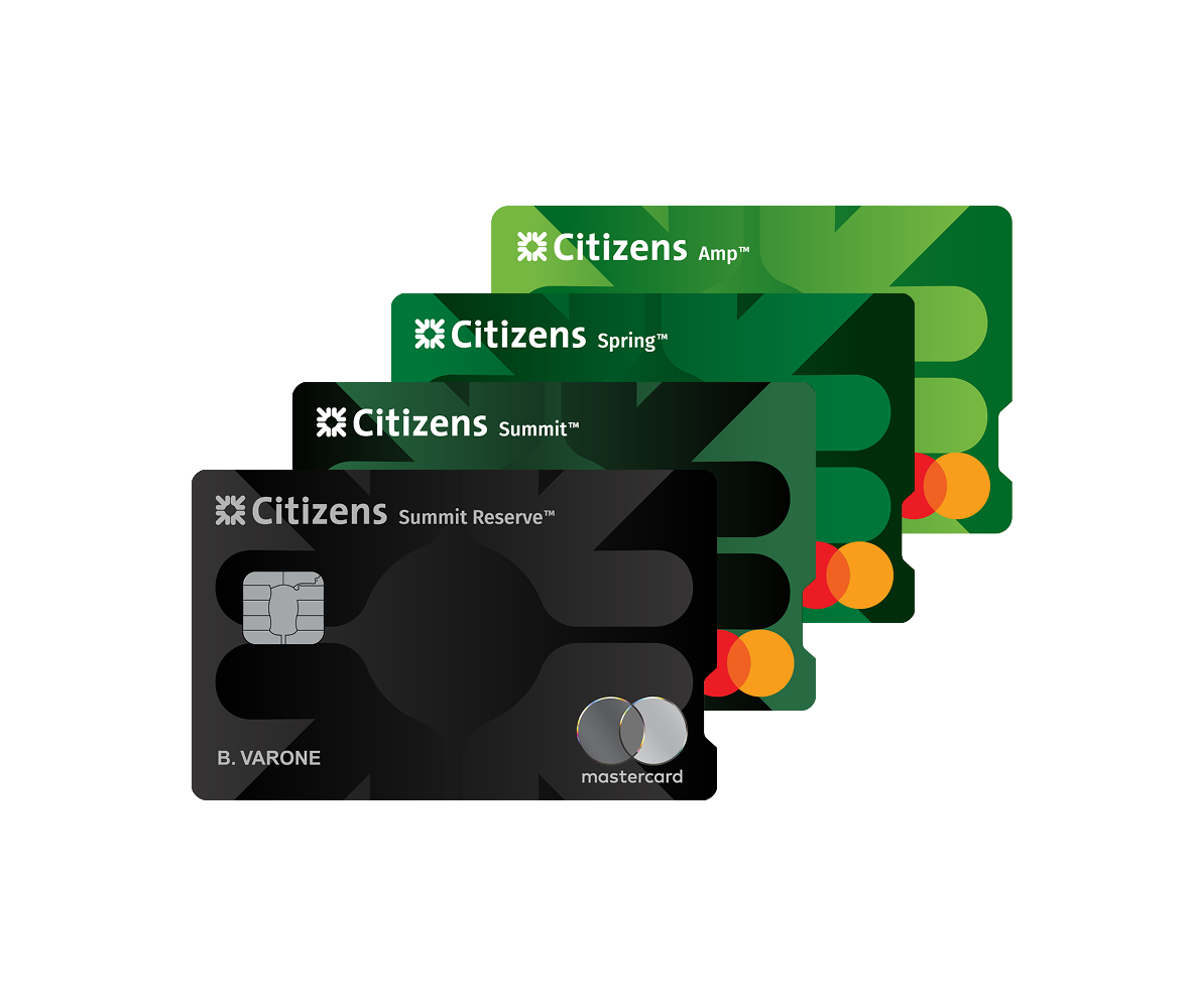 Citizens Suite of Tailored-To-You Credit Cards