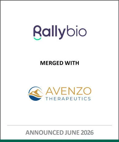 Citizens served as financial advisor to Rallybio on its merger with Avenzo Therapeutics