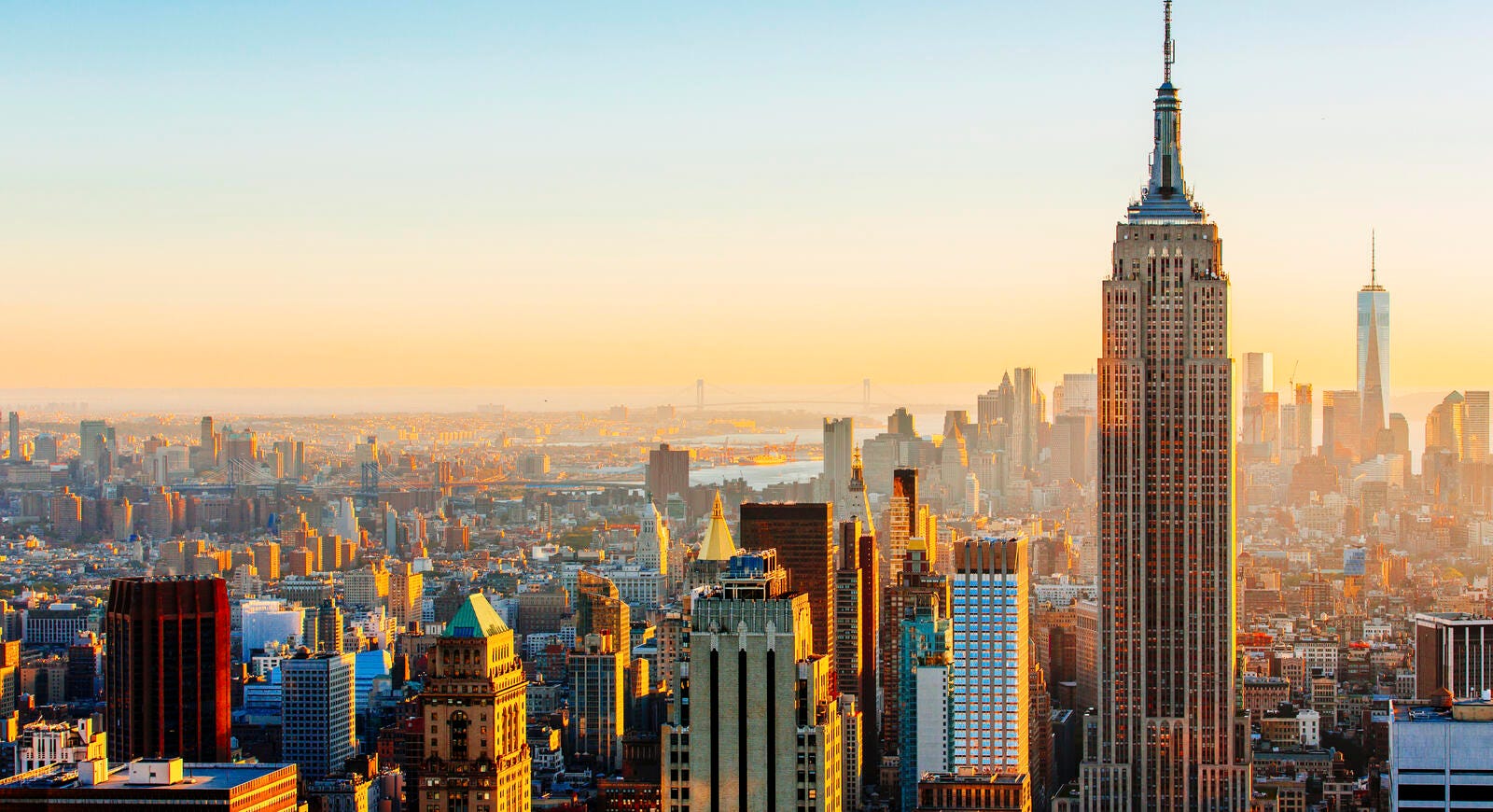 skyline of new york city
